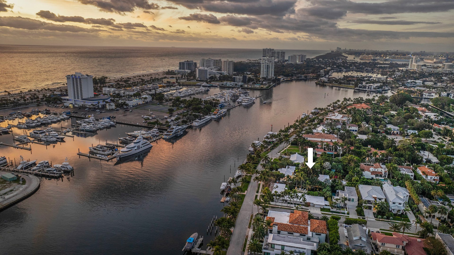 Aerial of the Fort Lauderdale Location