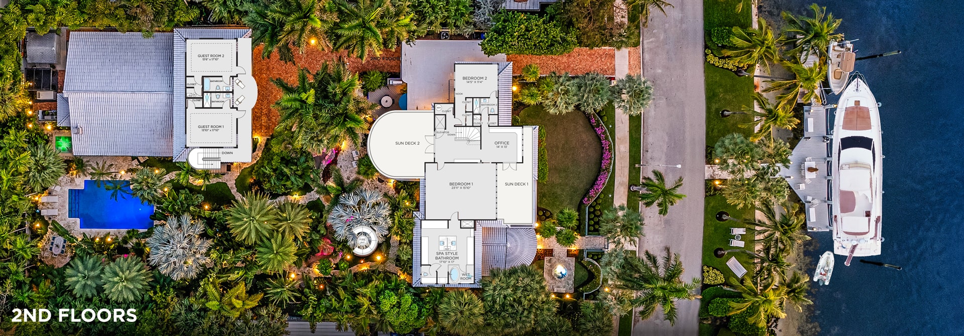 615 Idlewyld Sitemap & Floorplan - Second Floor